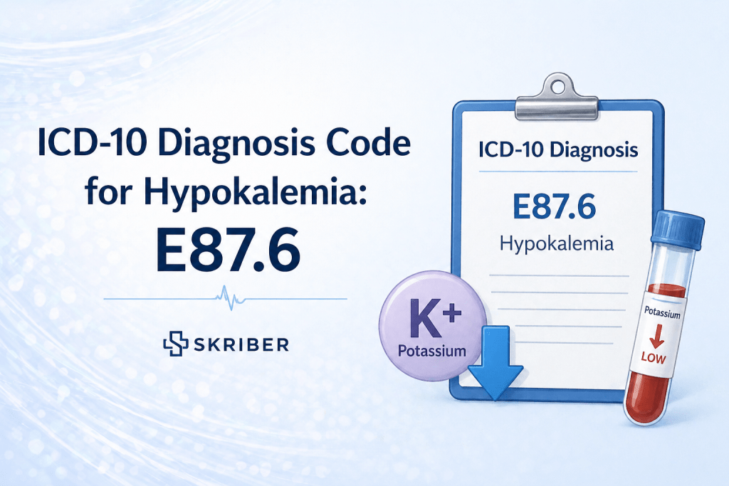 Hypokalemia ICD 10