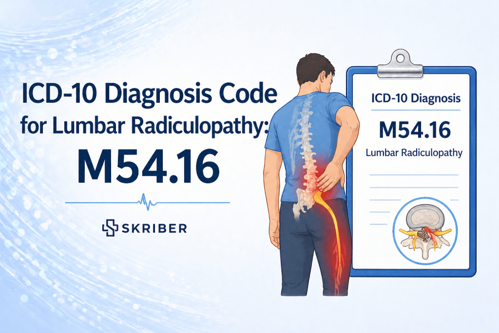 2026 ICD-10 Diagnosis Code M54.16: Lumbar Radiculopathy