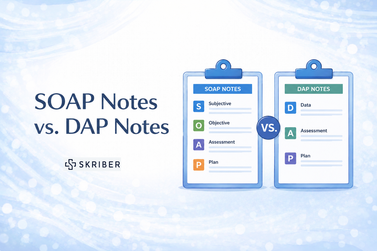 SOAP vs DAP Notes